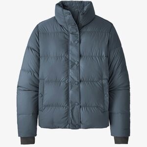 Patagonia Women's Silent Down Jacket Plume Gray L